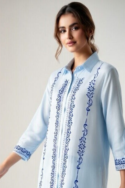 Powder Blue Co-Ord Set