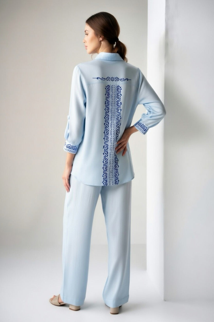 Powder Blue Co-Ord Set