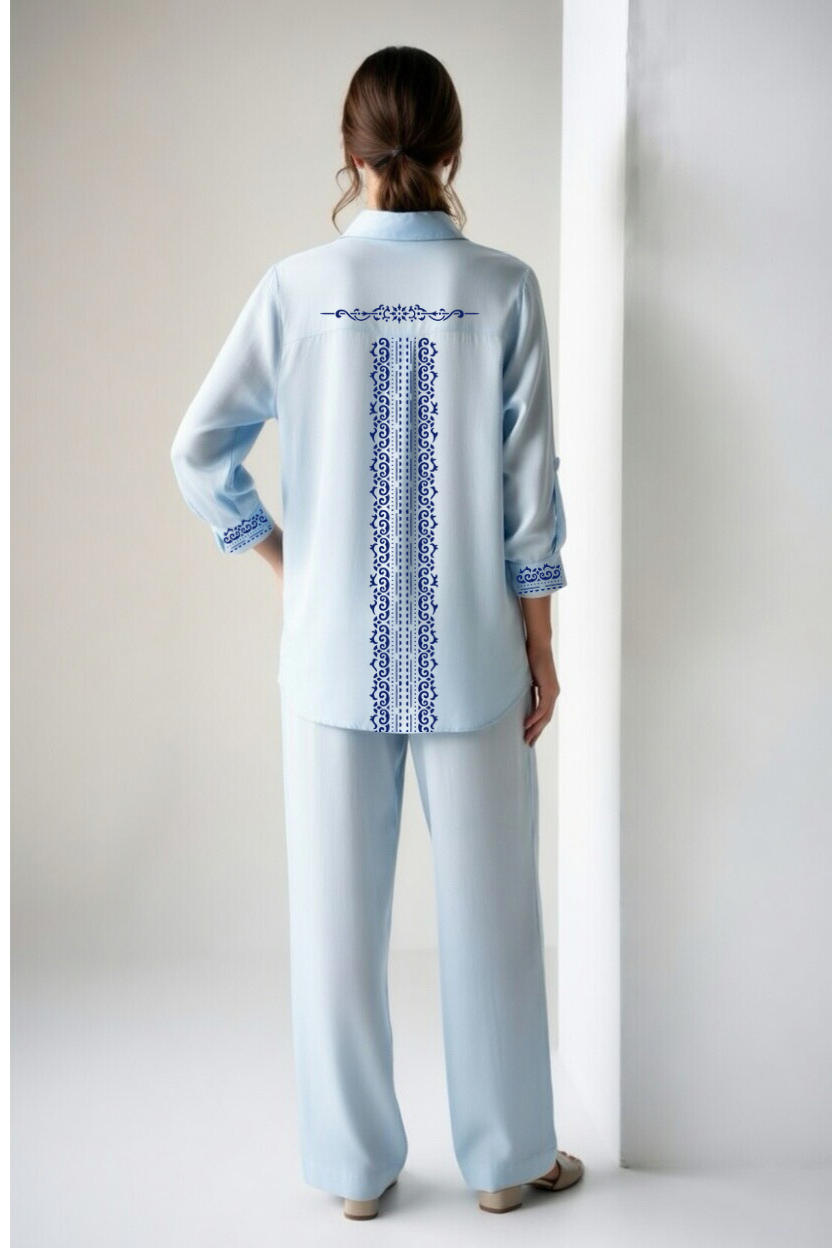 Powder Blue Co-Ord Set