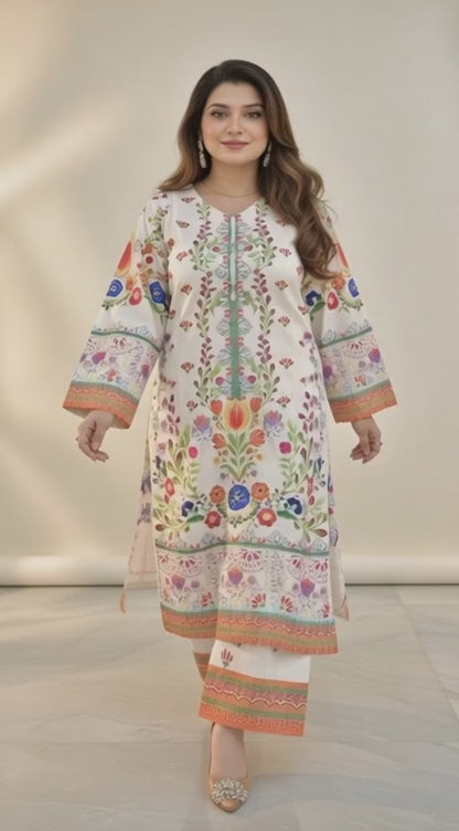 Silk Bloom Co-Ord Set
